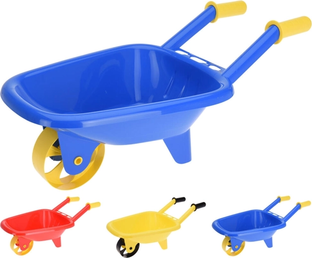 Bērnu plastmasas ķerra, zila, 60 × 25 × 30 cm
