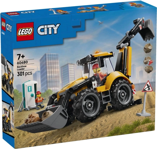LEGO City Dzeltenais ekskavators-iekrāvējs
