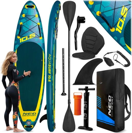 Piepūšamais paddleboard Aquasurf 10'6 (320 × 84 × 15 cm) Neo‑Sport