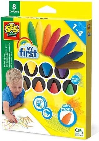 SES Creative My First Crayons – 8 Colors