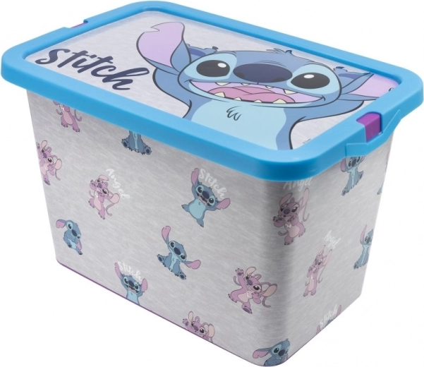 Uzglabāšanas kaste Stitch and Angel 7 l
