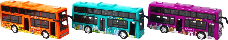 Divstāvu autobuss ar gaismu un skaņu Sparkys