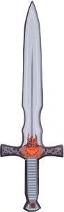 Putu zobens 54 cm bērniem