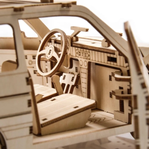 Detailed interior and opening elements