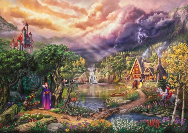 Puzle SCHMIDT Disney: Sniegbaltīte un Karaliene 1000 gabaliņi