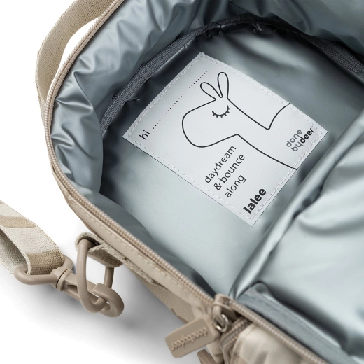 Done by Deer children's insulated lunch bag Lalee, sand