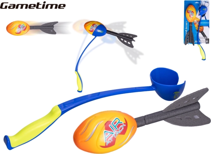 Gametime rocket with launcher for kids