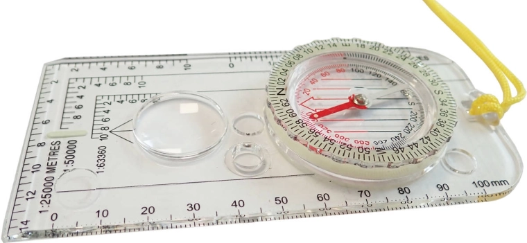 Magnifying glass and lanyard for convenient use