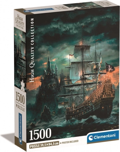 Puzzle 1500 pieces compact – pirate ship