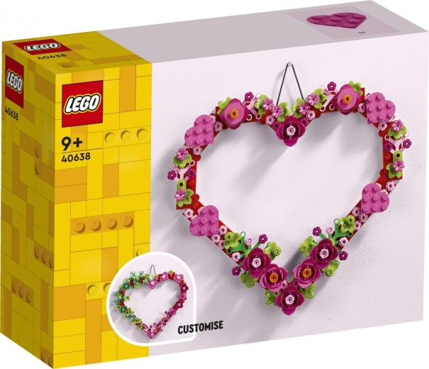 LEGO Heart-Shaped Ornament