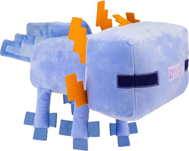 Minecraft plīša aksolotls, zils, 44 cm