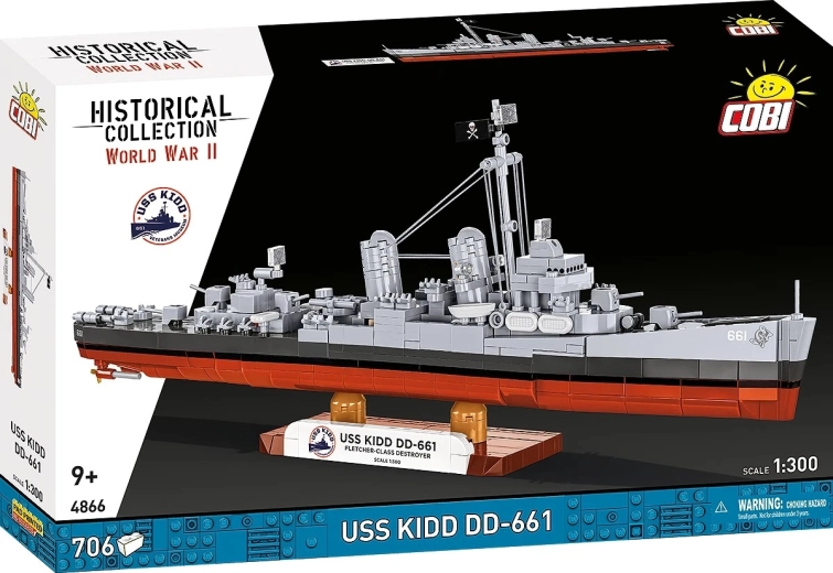 COBI USS Kidd (DD-661) Building Set