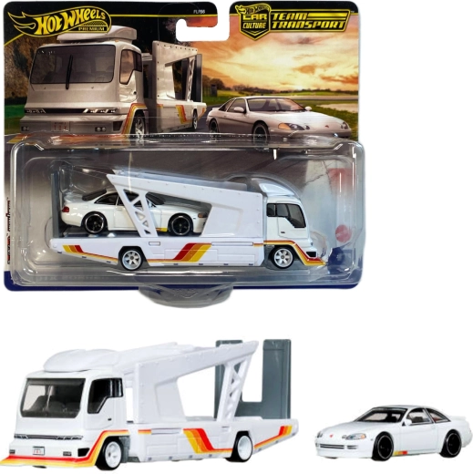 Hot Wheels Premium Team Toyota Kousoku Hauler with Toyota Soarer 1:64