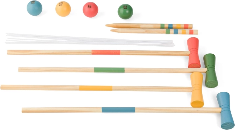 Wooden croquet for kids and family