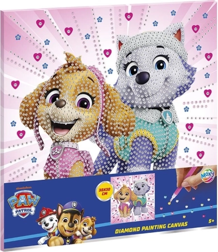 Diamond Painting on Canvas PAW PATROL 30 × 30 cm