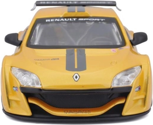 Bburago Renault Mégane Trophy 1:24 metāla modelis – dzeltena metālika