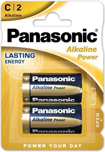 Panasonic Alkaline Power LR14 C baterijas, 2 gab.