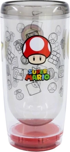 Stor divsienu krūze Super Mario ar Smartgrip pret apgāšanos – 1 gab.