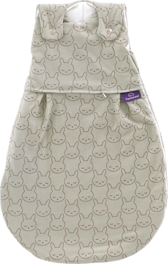 Träumeland outer sleeping bag Liebmich cuddly bunny green 80/86