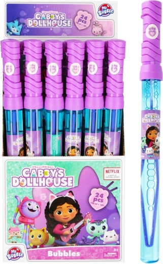 Ziepju burbuļu pūtējs Gabby’s Dollhouse ar uzpildi 120 ml