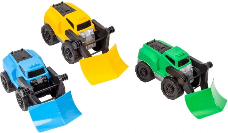 Technok tractor with plow 28 cm (assorted colors)