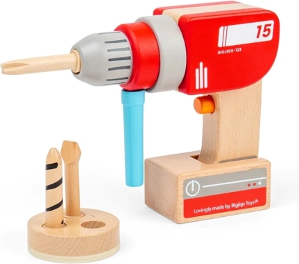 BIGJIGS TOYS Wooden Drill