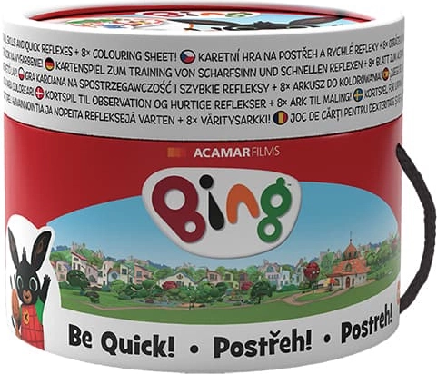Kāršu spēle UZMANĪBU! BING tūbiņā (30 kārtis)