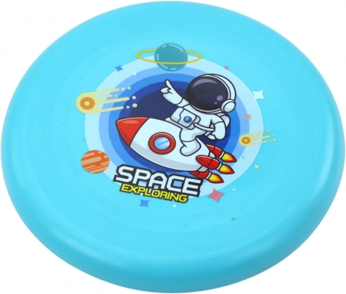 Lidojošs frisbijas disks “Kosmonauts” zils 20 cm