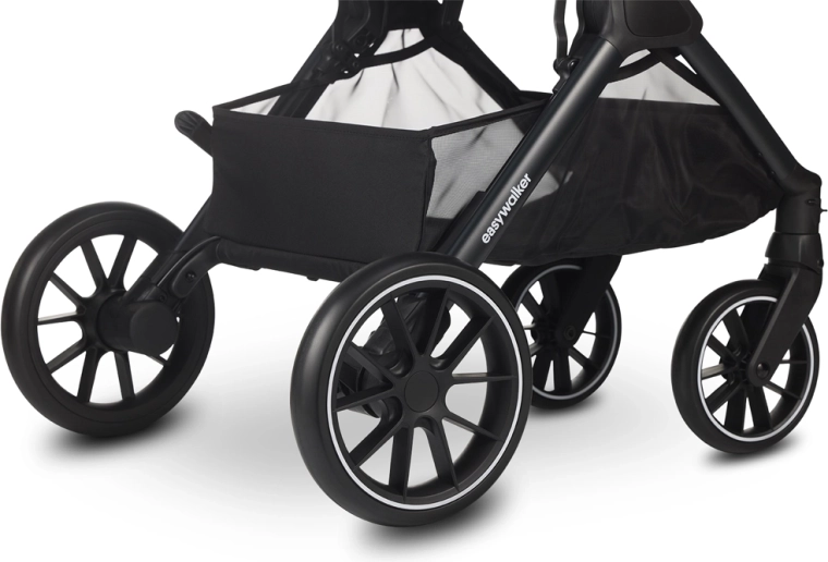 Smooth ride even on rougher surfaces