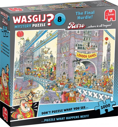 Puzle JUMBO WASGIJ Mystery 8 Pēdējais šķērslis 1000 gabaliņi