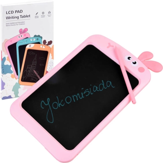 Kids' LCD Writing Tablet with Stylus – Pink