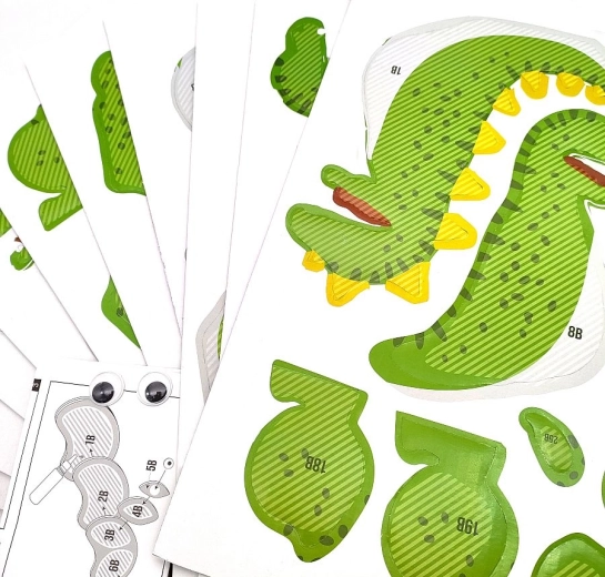 Numbered parts and clear instructions