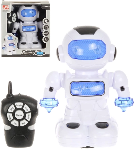 RC robots ar tālvadību 22 cm ar gaismu un skaņu