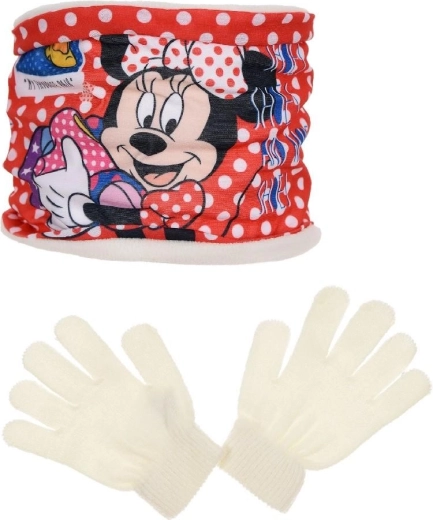 Minnie kakla sildītājs un cimdi