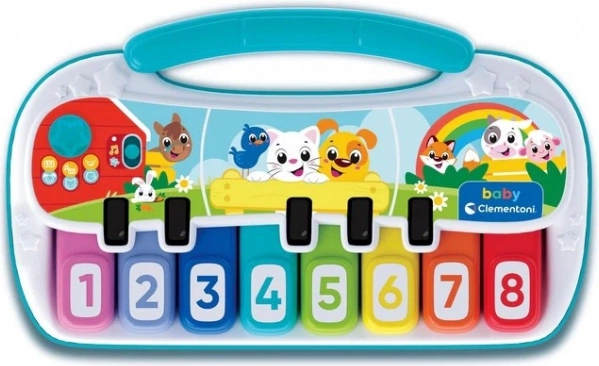 Bērnu klavierītes ar dzīvniekiem CLEMENTONI BABY