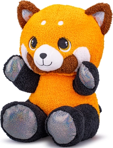 Plīša sēdoša sarkanā panda 16,5 cm