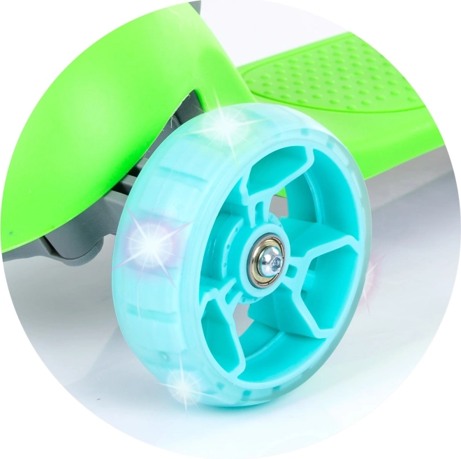 Colourful LED lights in the wheels