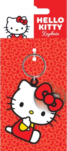 Hello Kitty spinnera atslēgu piekariņš