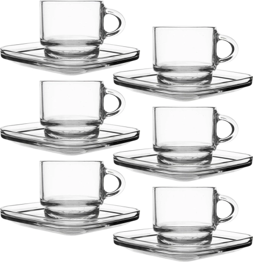 Komplekts 6 tasītēm perfektam espresso