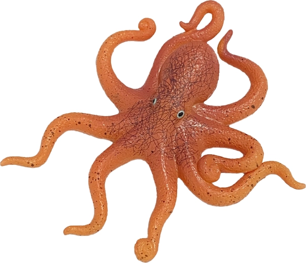 Gumijas astoņkājis 12 cm