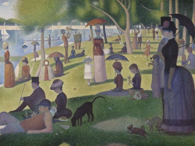 RAVENSBURGER puzle Svētdienas pēcpusdiena La Grande Jatte salā, 1500 gabaliņi