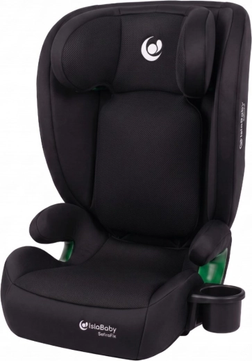 IslaBaby SafiroFix i-Size autosēdeklītis 100–150 cm (15–36 kg) ar isofix mesh black