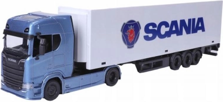 Bburago 1:43 mēroga metāla kravas auto modelis Scania 770 S ar piekabi – Scania