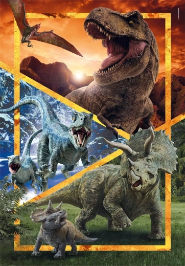 PUZLE Jurassic World, 104 gabali, CLEMENTONI