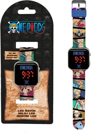 One Piece digitālais LED pulkstenis