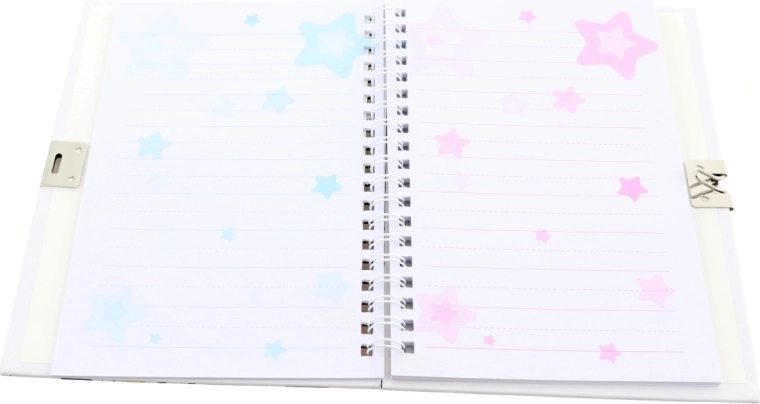 Ring binding and lined pages