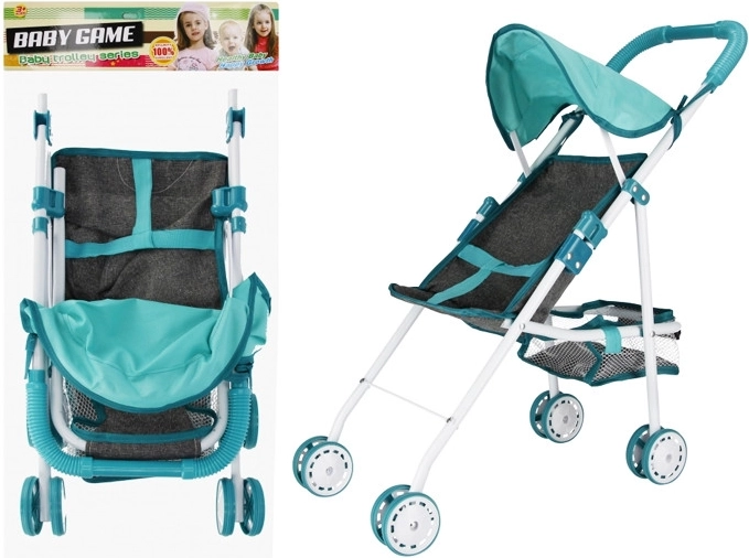 Zils ratiņi lellei - 1 gabals