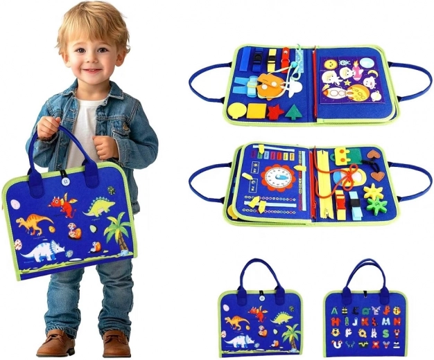 Sensorā aktivitāšu grāmata Dinozauri 4 – 2Kids Toys
