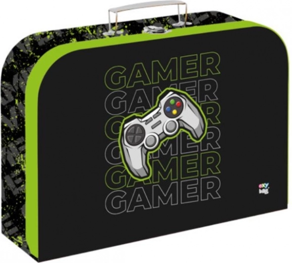 Bērnu lamināta koferītis 34 cm gamer