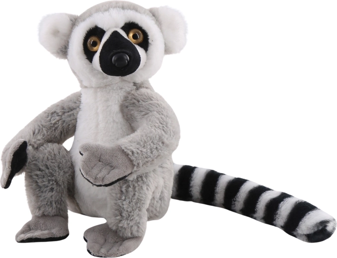 Plīša lemurs sēdošs 20 cm